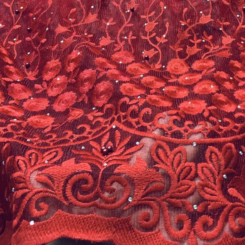 

2020 French Tulle Lace Fabrics Latest with Stones Mesh African Lace Fabric Tulle Lace for Wedding French Net Lace Fabric