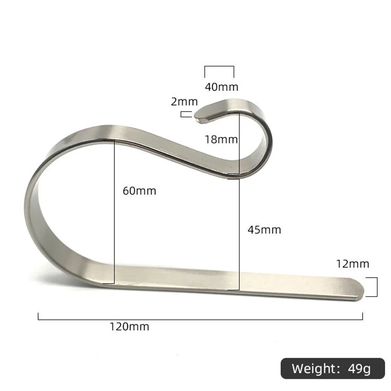

Door Hook Hangers Removable Storage Rack Organizer for Christmas Socks Wreath Coat Bag J55