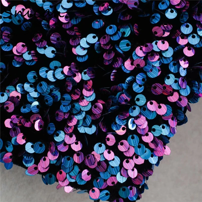 

Snican Spring Sexy Backless Sequined Blouse Vintage Cropped Tops Party Shirts Za 2021 Women haut femme elegant Chemise Veste