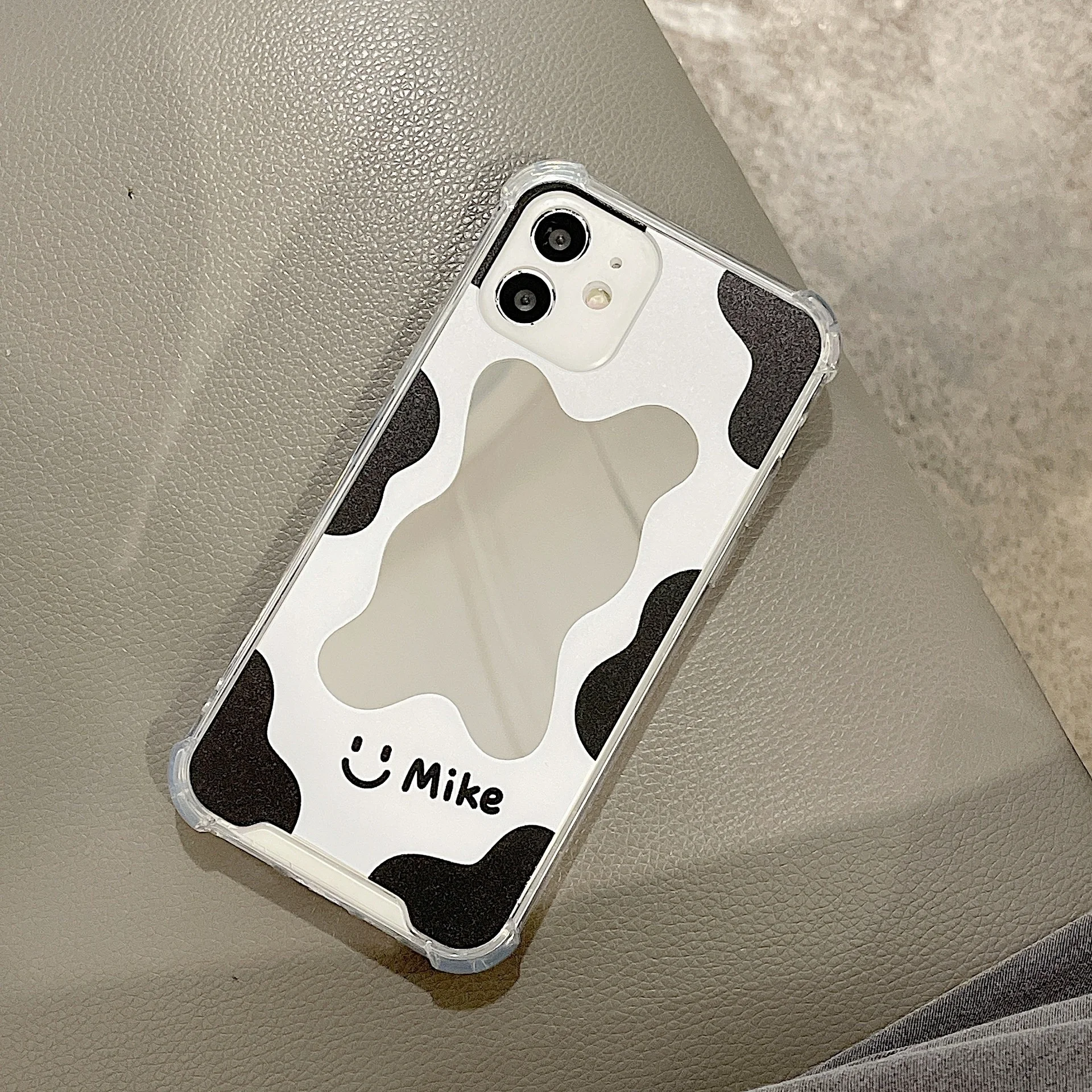 

Cow Print for iphone 13 pro Apple phone case iPhone 11 / 12 mirror case 78plusxr fashion