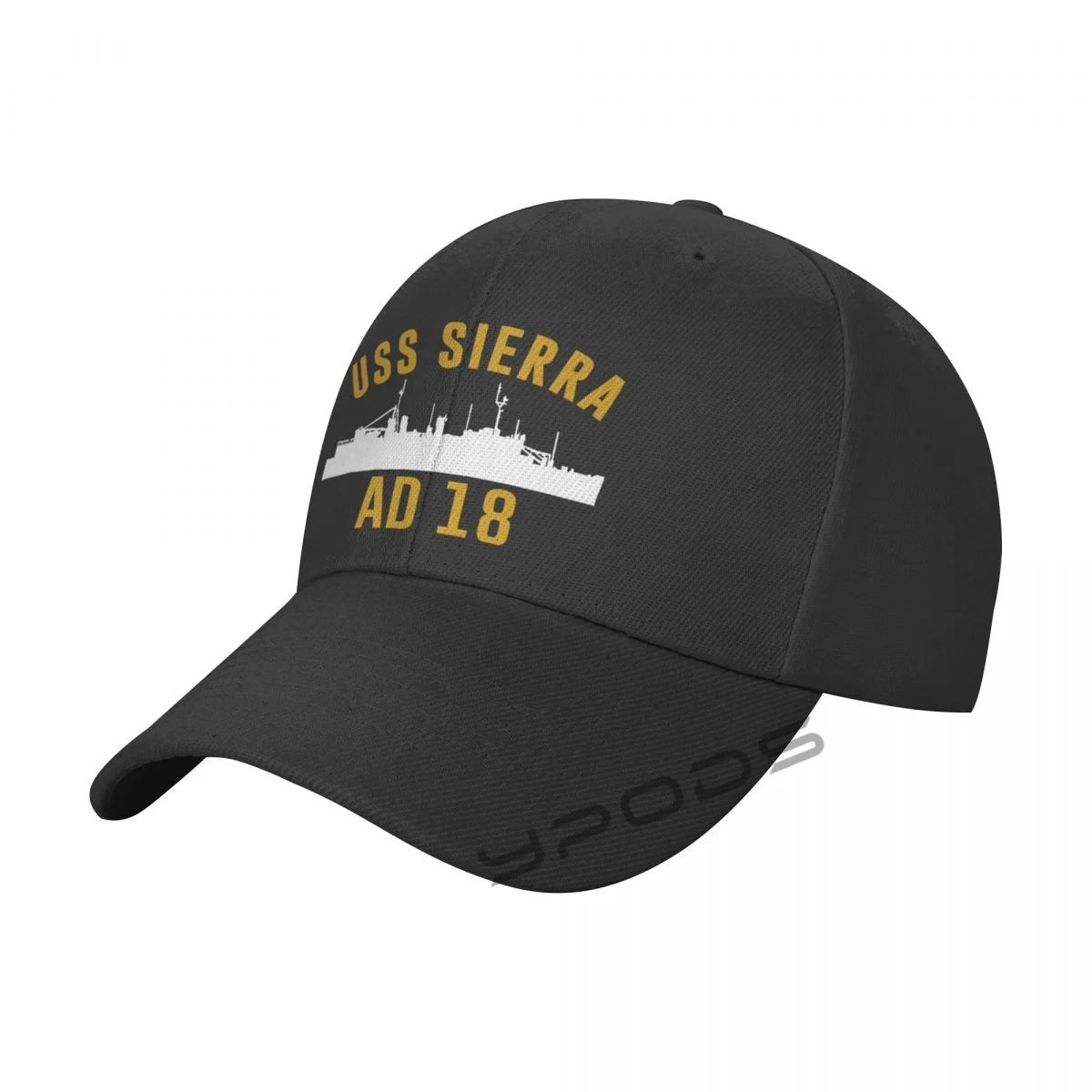 

Однотонные бейсболки USS Sierra Ad 18, многоцветные мужские и женские кепки с козырьком, регулируемые повседневные спортивные кепки