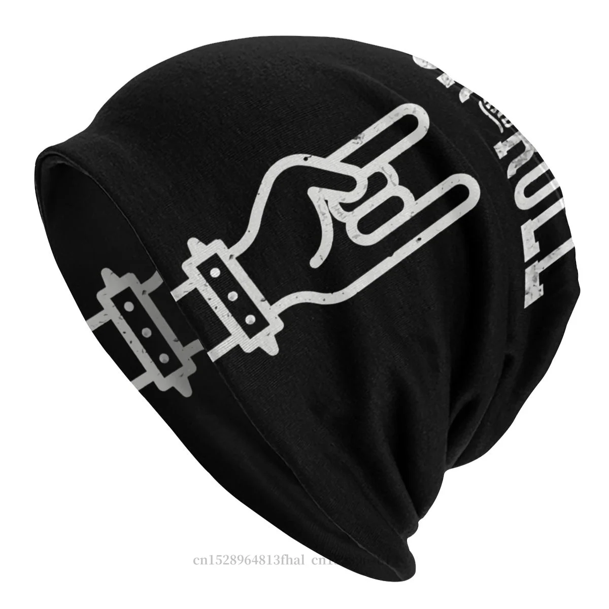 

Heavy Metal 1960s Punk Winter Warm Beanie Hats Rock N Roll Sign Of The Horns Skullies Beanies Hat Bonnet Hipster Caps Earmuffs