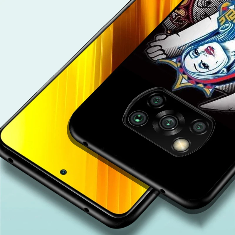 

Black TPU Soft Silicone Cover Retro Poker Game for Xiaomi Mi Note 10T 10 Ultra 9T 9 8 Pro Lite SE 5G Phone Case