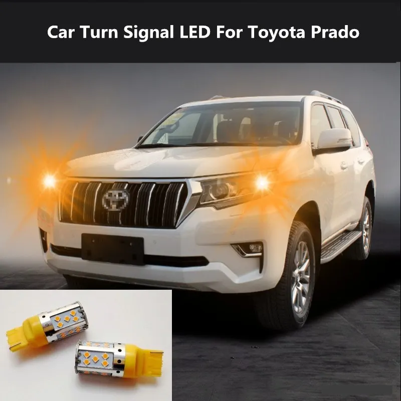 

Car Turn Signal LED For Toyota Prado 2004-2018 Command light headlight modification 12V 10W 6000K 2PCS