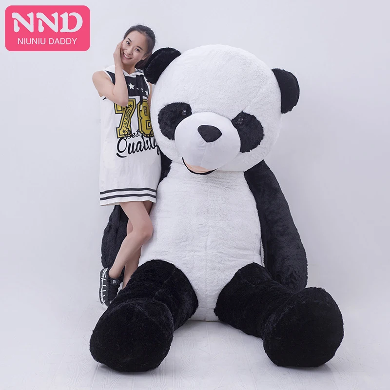 Niuniu Daddy милая детская большая гигантская панда Медведь в виде ракушки плюшевые