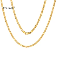 collare s925 silver 3mm ultra thin car hexagonal cowboy cuban chain 18 inch mens and womens gold color cool hip hop style n915