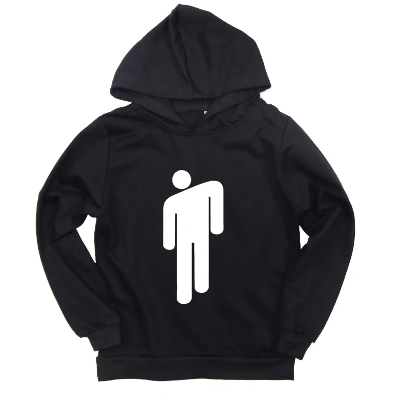 Новинка 2019 года толстовки с капюшоном принтом Билли эйлиш Толстовка для