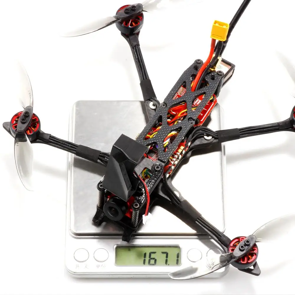 4-дюймовый аналоговый Дрон HGLRC Rekon4 с видом от первого лица Zeus F722 Mini FC 28A ESC 5 8 ГГц VTX