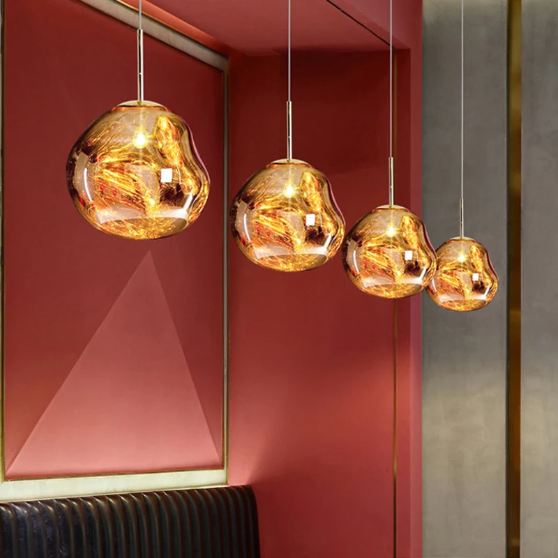 Подвесные светильники Современная Подвесная лампа стеклянные подвесные для