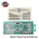 Сверла для крана с метрической резьбой, Набор насадок из легированной стали, 2031 шт., M1.0-M12 заглушки, кран гаечный ключ, штампы