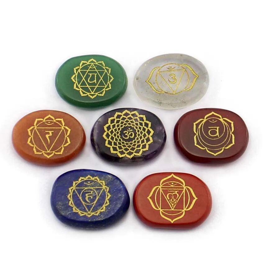 

KFT, натуральная искусственная резьба, вырезанная руничная каменная подвеска, овальная чакра, металлический куб, подвески