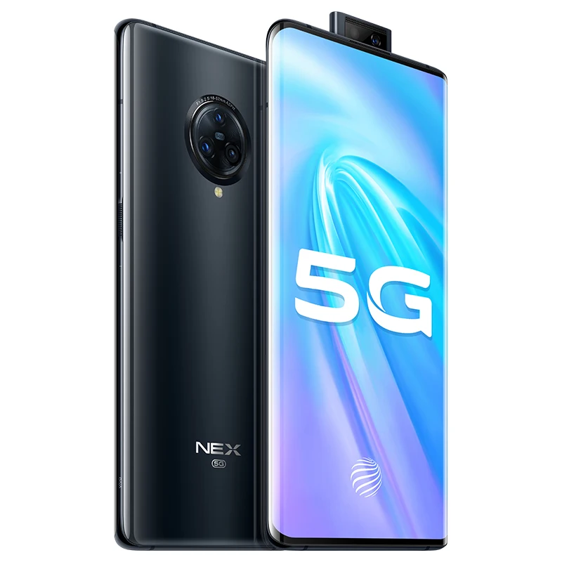 Vivo Nex 3 5G Смартфон Snapdragon 855 Plus 6,8" Super Amoled 12 Гб ОЗУ 256 Гб ПЗУ 64,0 Мп+ 16,0 Мп+ 13,0 МП+ 13,0 МП 44 Вт Супер зарядка