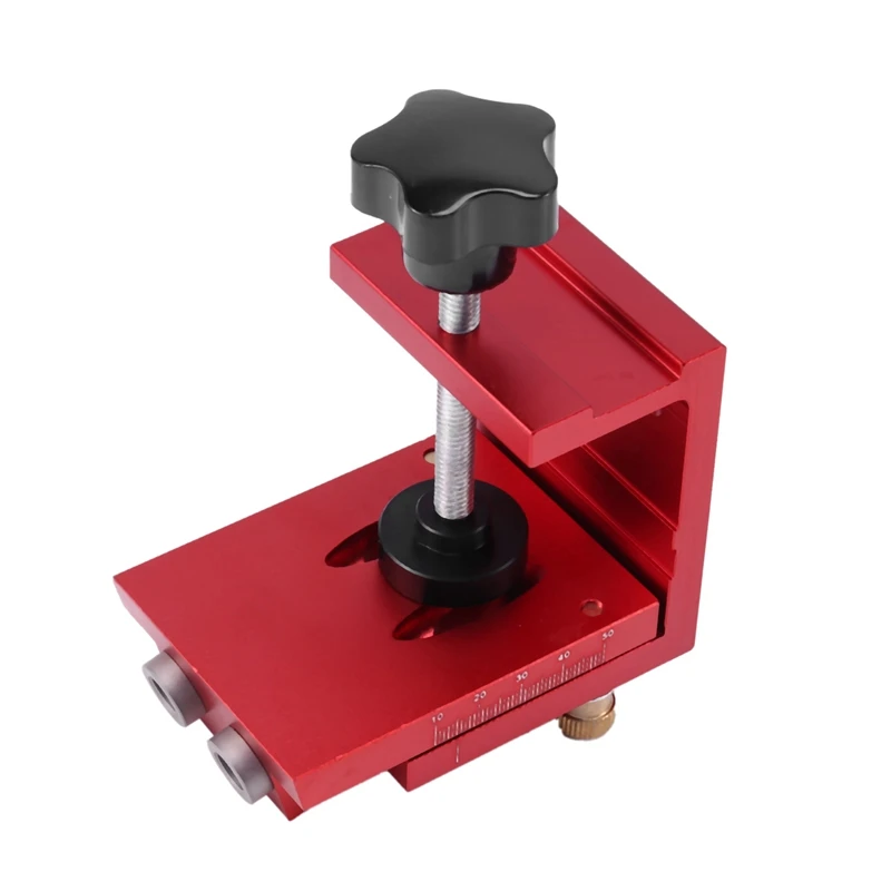 

Pocket Hole Drill Guide Dowel Jig Oblique Hole Locator Woodworker DIY Tools with 9mm Working Joinery Step Drill Bit