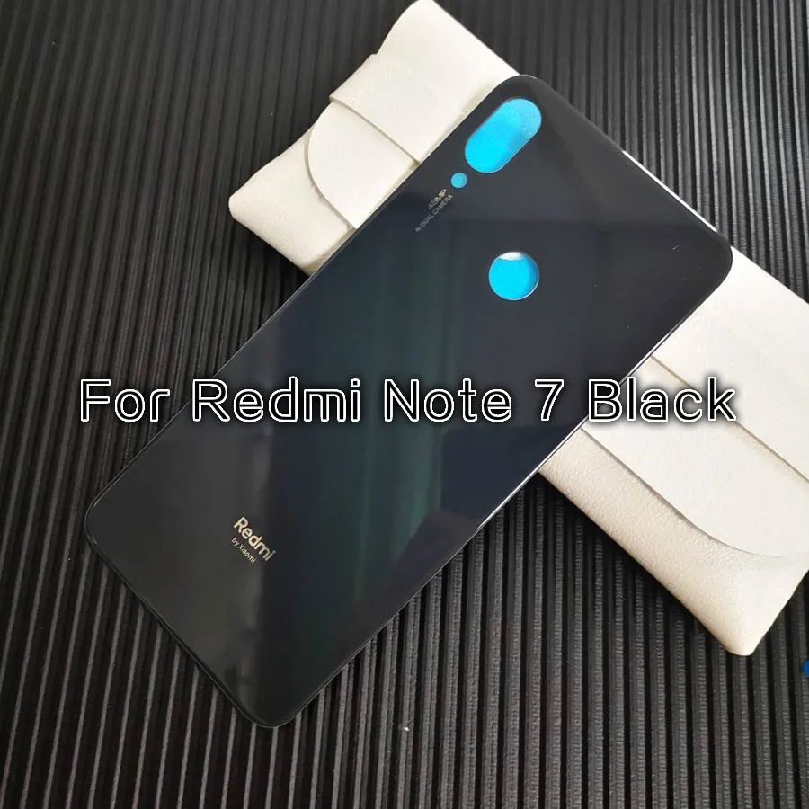 Задняя стеклянная крышка для Xiaomi Redmi Note7 Note 7 крышка батареи задняя Дверная панель корпус чехол для Redmi Note 7 Pro крышка батареи