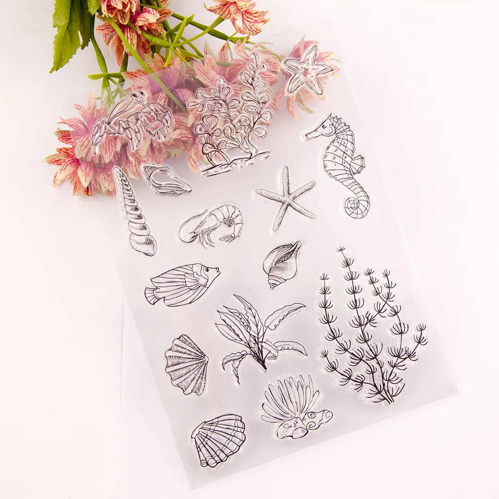 Набор штампов и морской лошади ракушки металлические штампы для вырезания