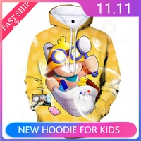 brawings spike and star6 to 19 years kids max sweatshirt spike game primo 3d hoodie boys girls cartoon tops teen clothes