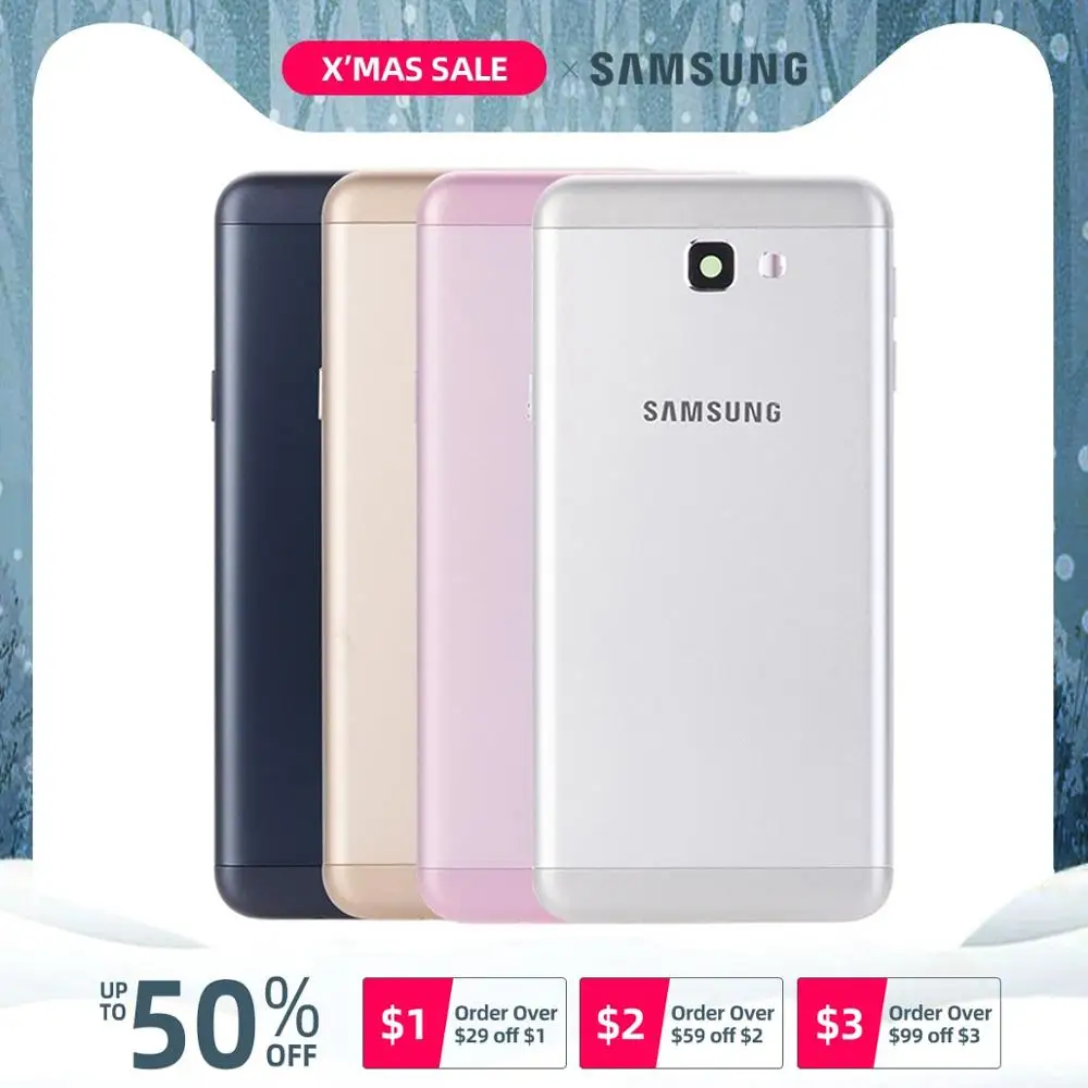 Батарея задняя крышка для samsung G570 J5 премьер сзади Корпус Батарея двери случае Запчасти для авто