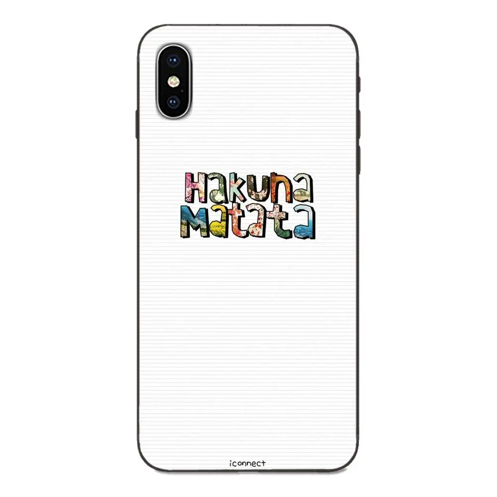 Hakuna Matata Король Лев для huawei nova 2 2S 3i 4 4e 5i Y3 Y5 II Y6 Y7 Y9 Lite Plus Prime Pro 2017 2018 2019 стильный