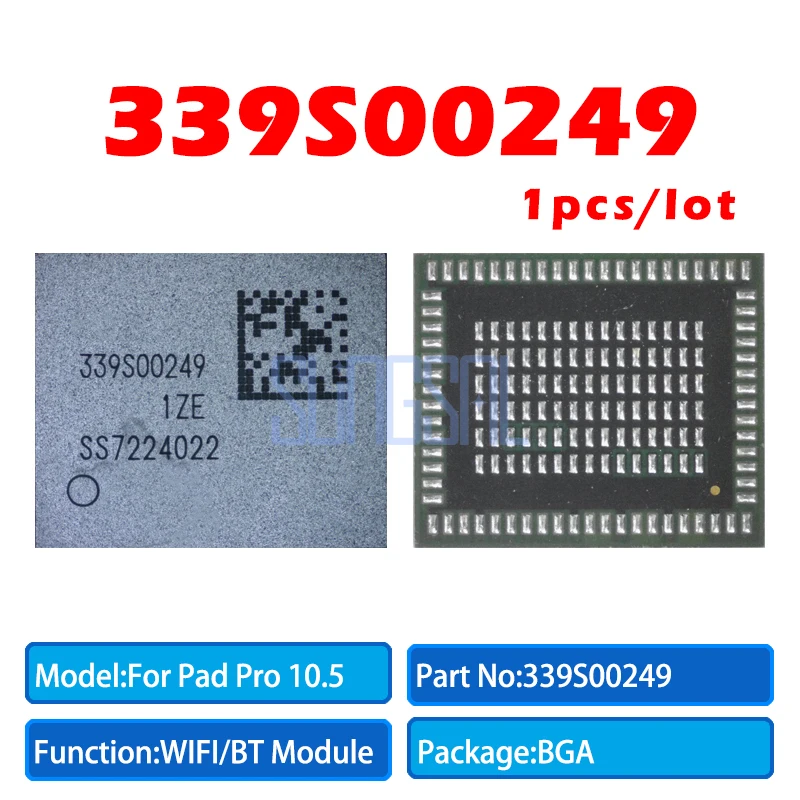 

1pcs/lot 100% Original 339S00249 wifi bluetooth IC Module Chip For ipad Air 5 ipad pro 10.5