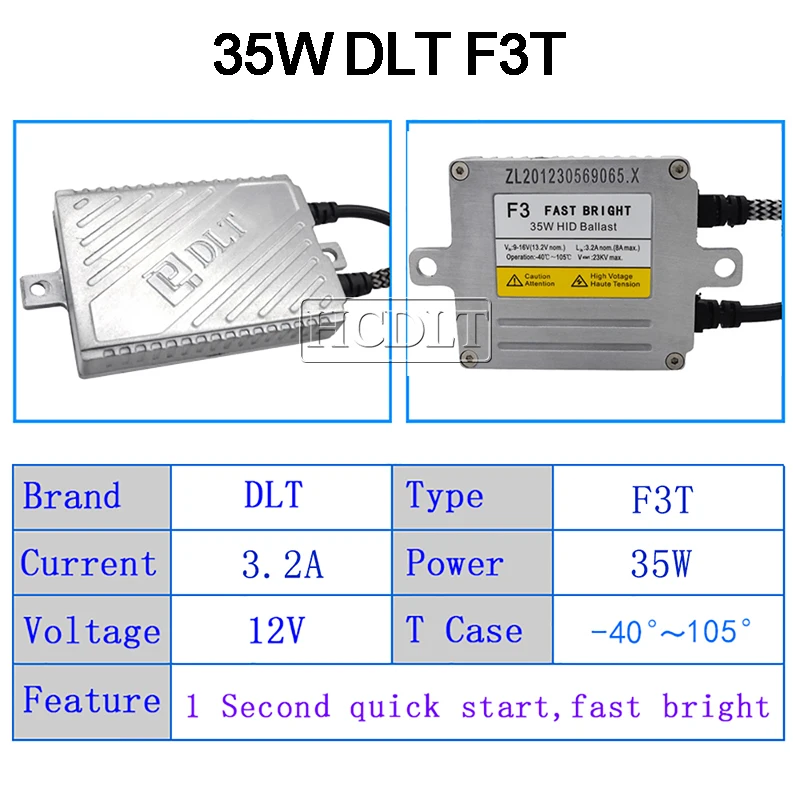 Автомобильный ксеноновый светильник HIDLT тонкий яркий 35 Вт Вт|Лампы для