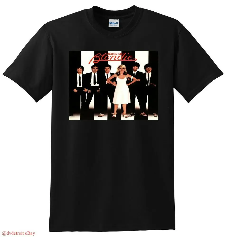 

BLONDIE T SHIRT parallel lines vinyl cd cover SMALL MEDIUM LARGE or XL