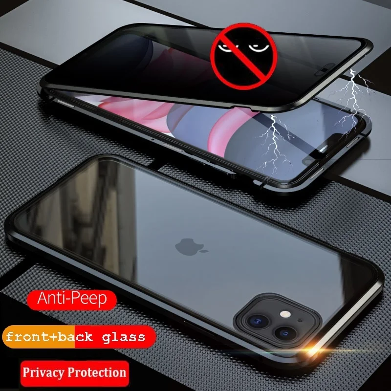 Чехол для телефона с магнитным замком iPhone XS XR 11 Pro Max X 10 8 7 6 s Plus чехол приватные