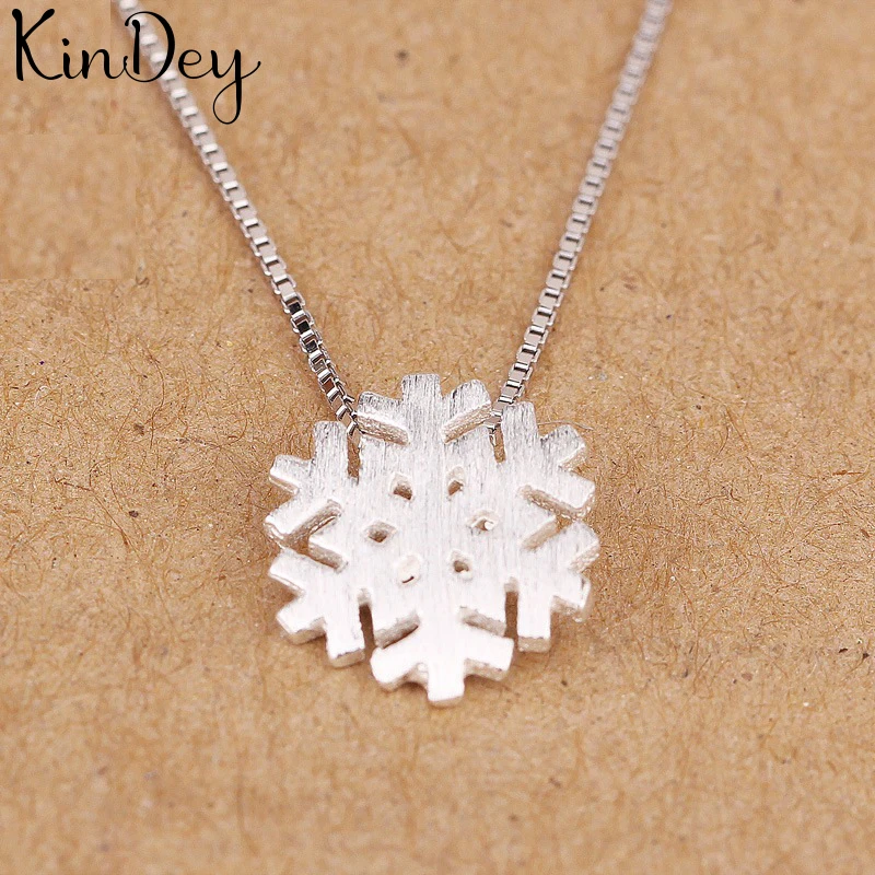 Kindey Ретро Винтаж Серебряный цвет снежные ожерелья для женщин Свадебные длинные