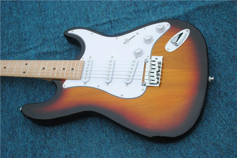 

Бесплатная доставка! Новая высококачественная гитара под воздействием солнечного света, электрическая гитара из натурального дерева.