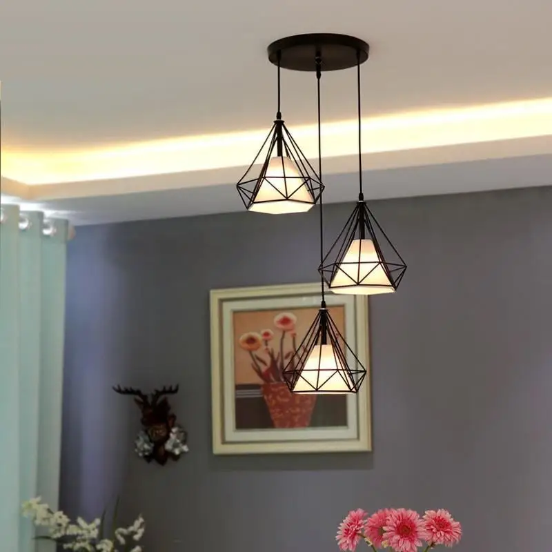 

Dining Room Verlichting Hanglamp Industrial Pendant Light Lampen Modern Suspension Luminaire Deco Maison Hanging Lamp