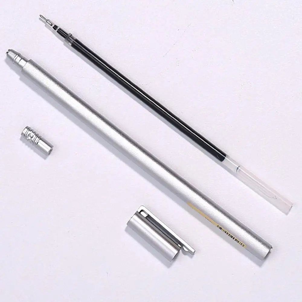 Creative 0.5mm Simulation Metal Water Pen Signing Pens Gel Pencil Diary Notebook Stationery Neutral Office Supplies - купить по