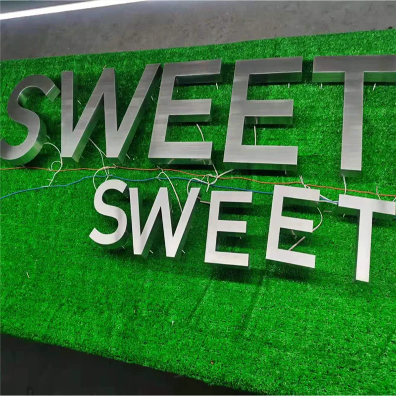 Заводская поставка светодиодная подсветка из нержавеющей стали металлические