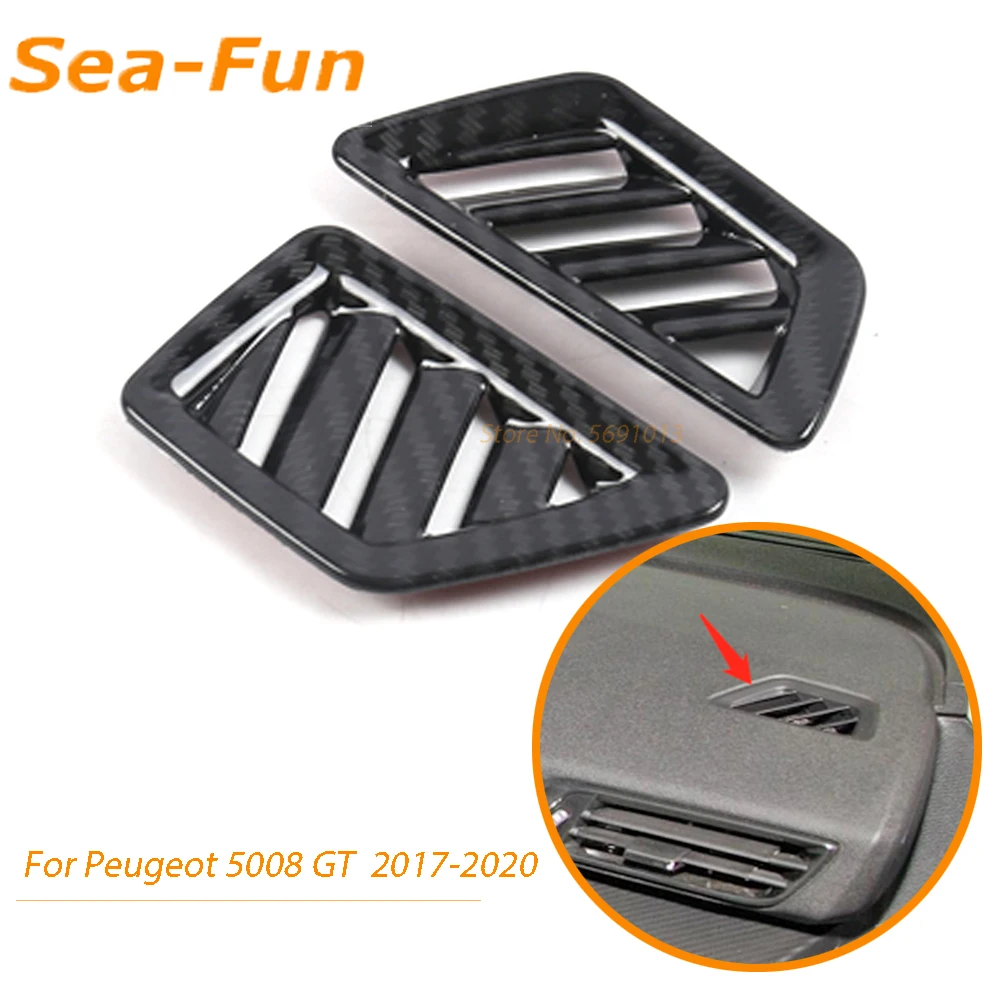 

Центральная консоль для Peugeot 5008 GT 2017 2018 2019, передняя панель, крышка для выхода кондиционера, аксессуары для интерьера