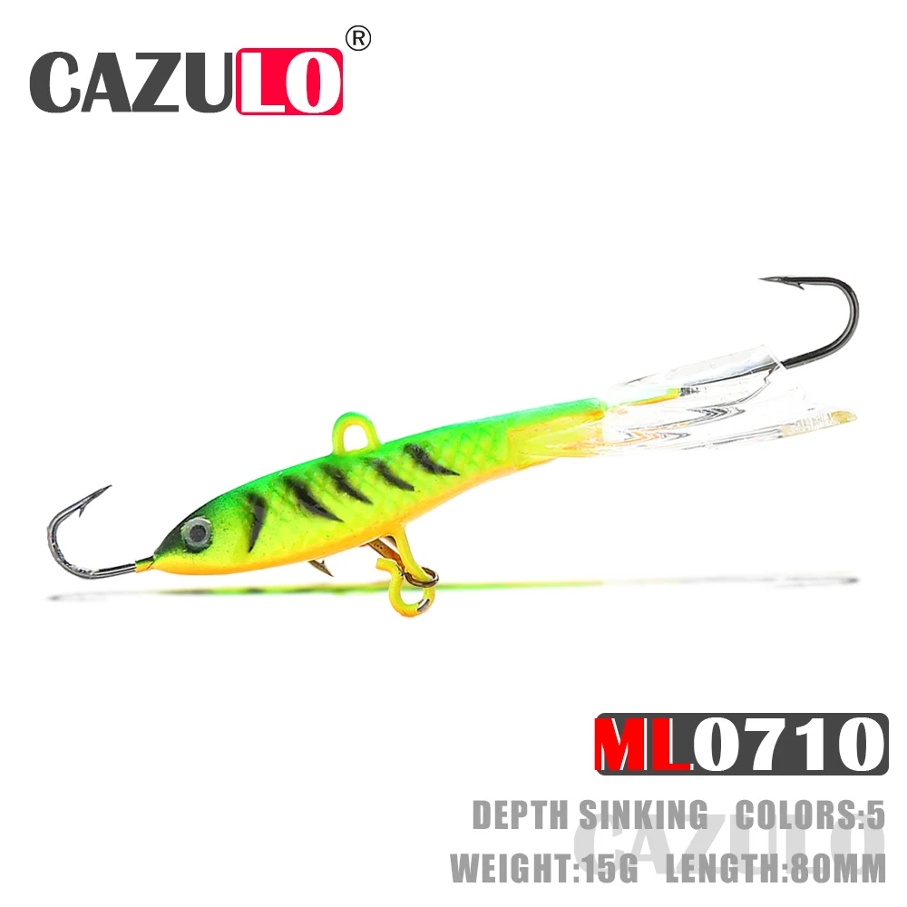 

Icebait Fishing Accessories Balancers For Winter Weights 15g 80mm Sinking Isca Artificial Peche En Mer Tackle Carp Leurre Angeln