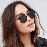 2021 luxury vintage mirror brand designer sunglasses womenmen classic round outdoor sun glasses uv400 oculos de sol gafas