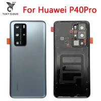 original p40pro battery cover for huawei p40 pro 6 58inch housing glass repair back door phone rear case