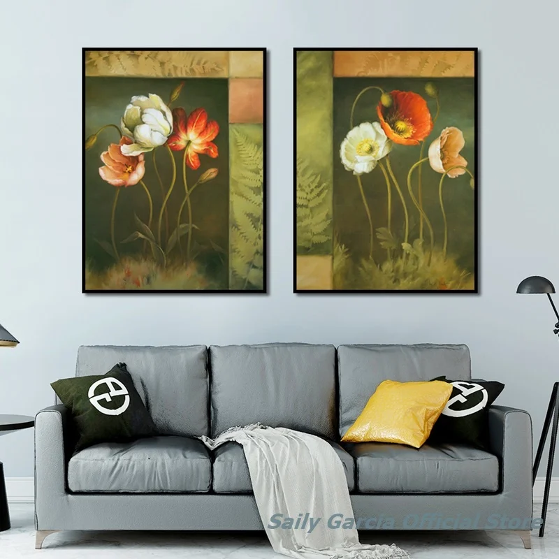 Настенная картина в скандинавском стиле винтажные абстрактные скандинавские