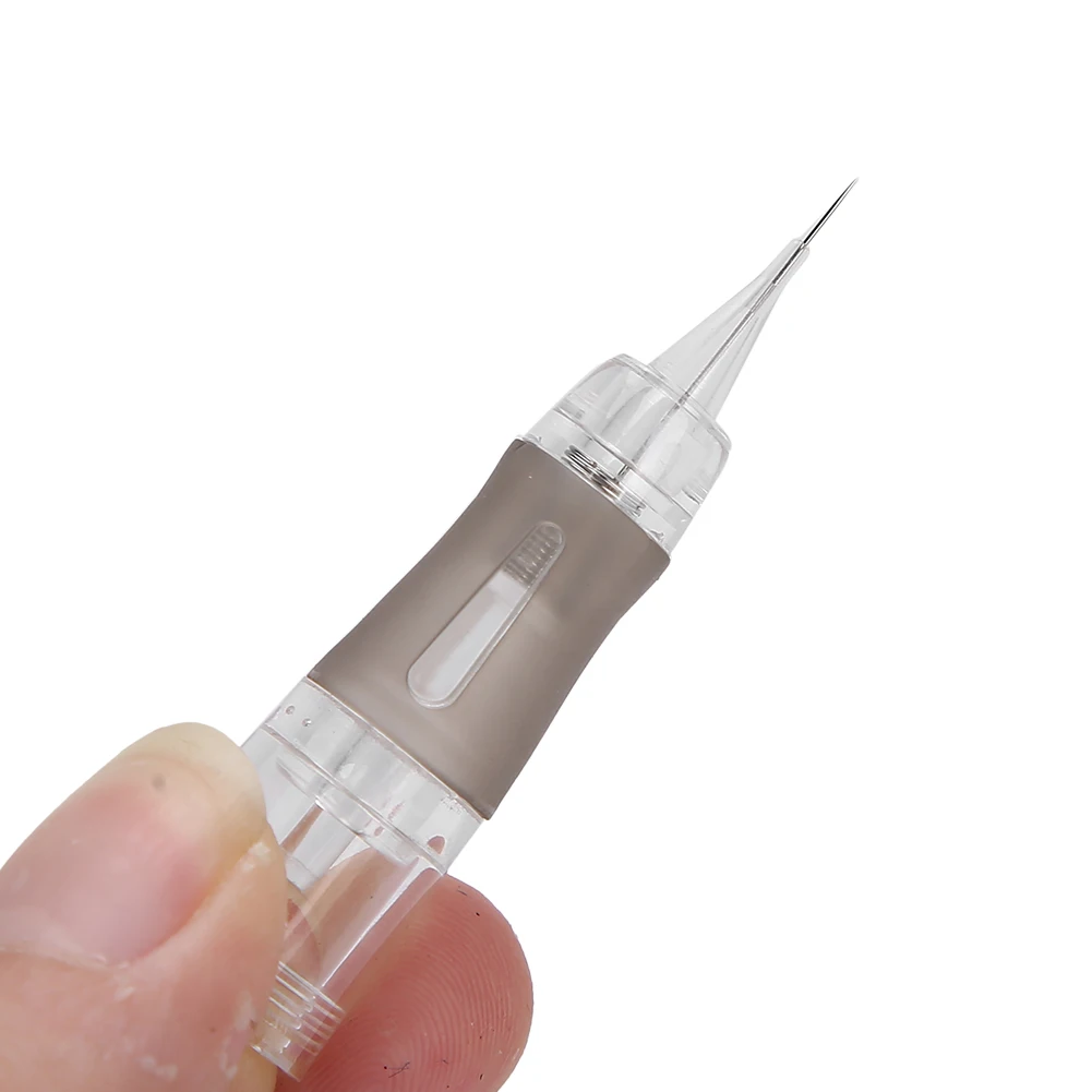 

Disposable Eyebrow Tattoo Needles Microblading Semi-Permanent Makeup Cartridge Needles Full Throw Screw Mouth Needles Kits