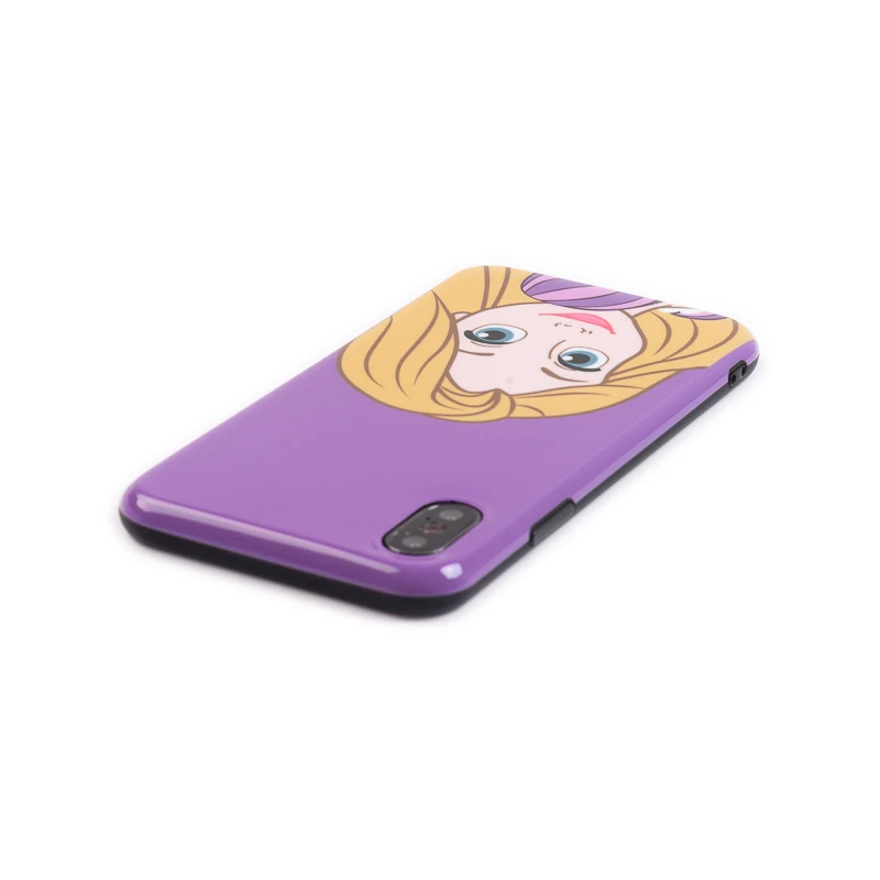 Милый мультяшный чехол для телефона Девочки принцессы iphone X XS MAX XR Мягкая