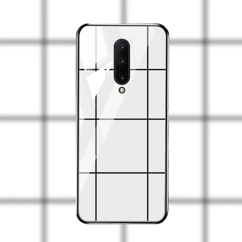 M037 Чехол из закаленного стекла для Oneplus 7T 7 Pro чехол s On для One plus 7T 7 Pro Чехол Coque Funda Bumper Coque для OnePlus 7 Pro - Цвет: M037