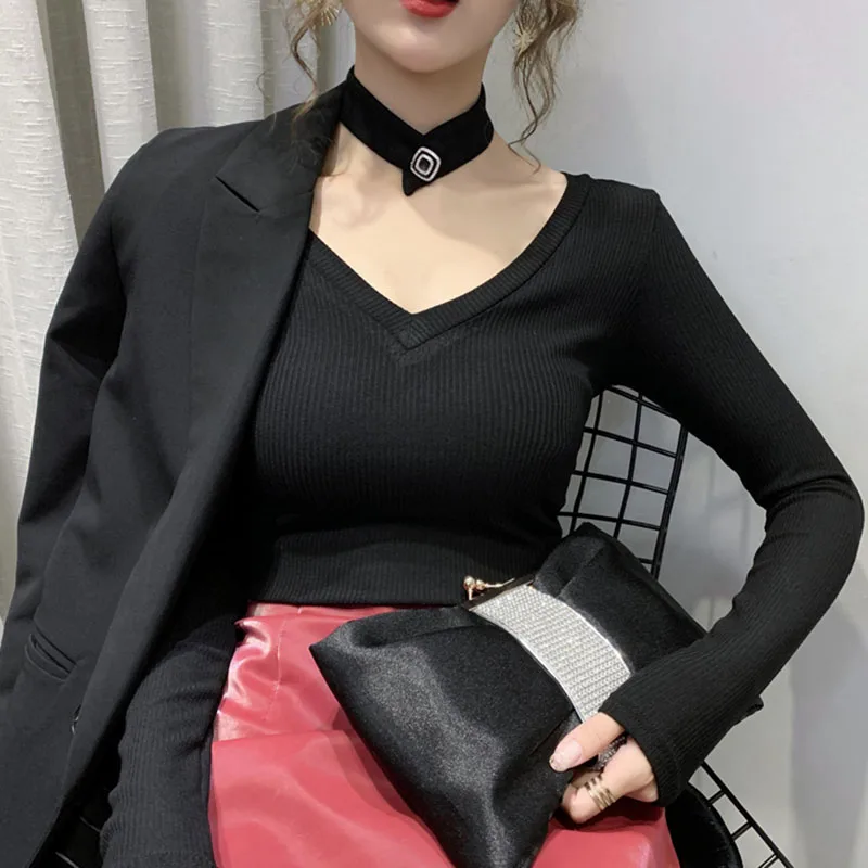 Базовая хлопковая Футболка для женщин сезон весна 2020 Милая футболка Корейская