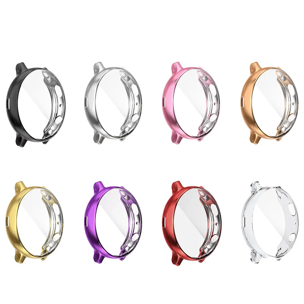 

360 Ultra thin Clear Soft Silcone Watch Cover For Samsung Galaxy Watch Active 2 Active2 40mm 44mm TPU Screen Protector Case