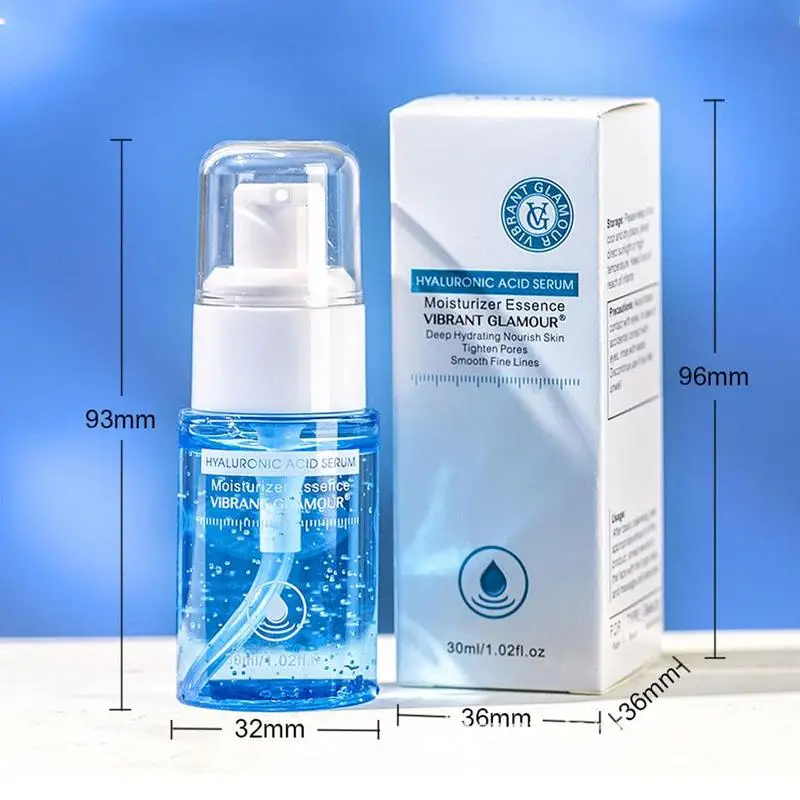 

2021 New Hyaluronic Acid Face Serum Moisturizing shrink pores Care 30ml Deep Anti Remove Lines Anti-Aging Fine P9H7