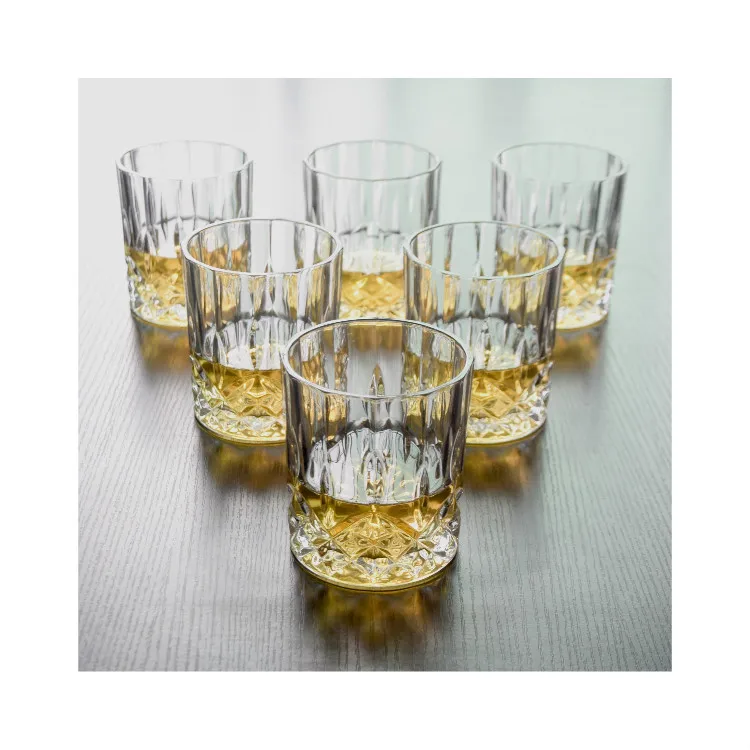 

2 Pcs/lot luxury fashion home lead-free whiskey glass high quality party club wine glass cup for whiskey 200901-27