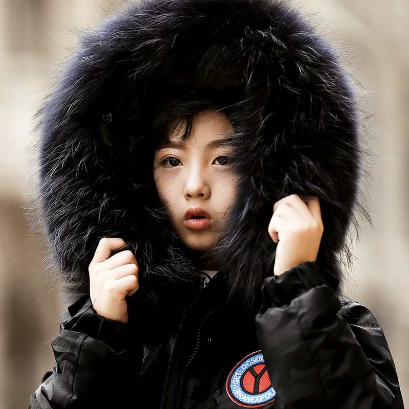 Новый Камуфляжный Зимний пуховик для мальчиков утолщенный теплый большой