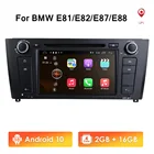 7-дюймовый Android 10 1DIN Автомобильный GPS Радио-навигация мультимедийный плеер для BMW E81E82E87E88 2004-2011 Wifi 4G DSP DVD EQ SWC BT IPS