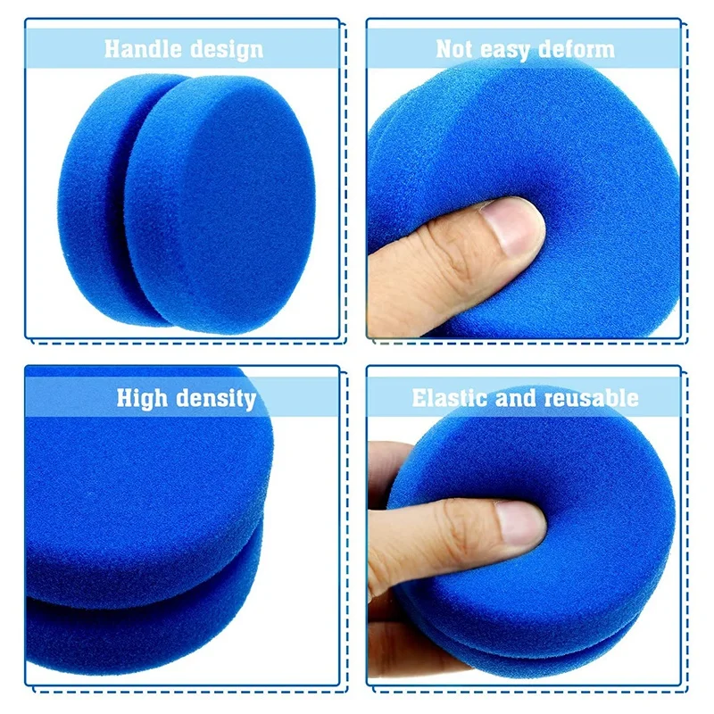 

BEST4 Pieces Paint Sponge Applicator Watercolors Sponges Applicator Artist Paint Sponge for Painting Crafts Household