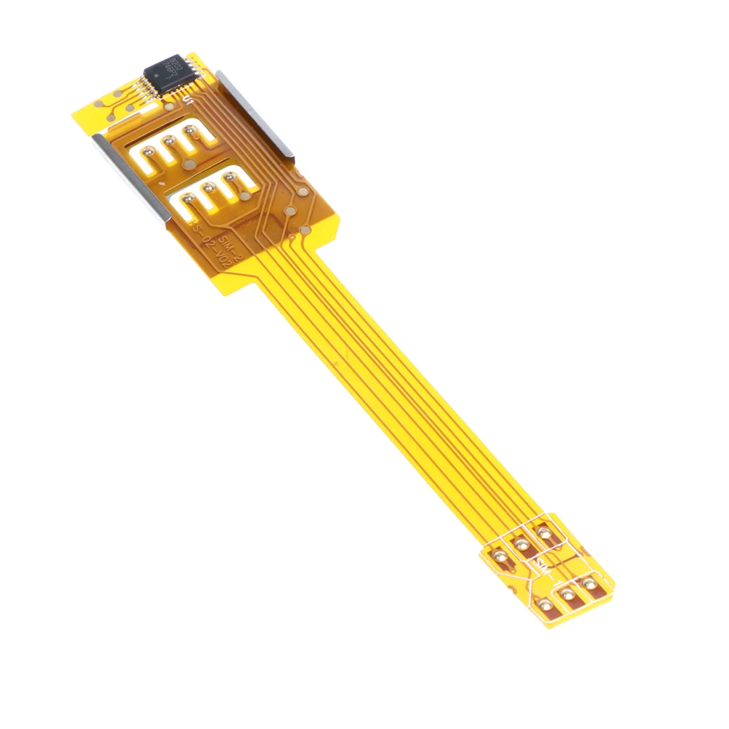 

1 Piece Dual SIM Card Extension Adapter with No need to cut your SIM card