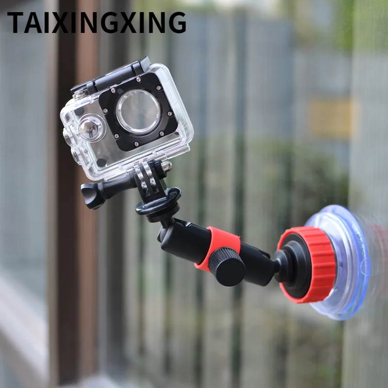 

360 Degree Rotating Suction Cup for Gopro Hero 8 7 6 5 3 4 Session Xiaomi Yi 4K SJCAM H9 H8 Car Window Glass Suction Cup Holder
