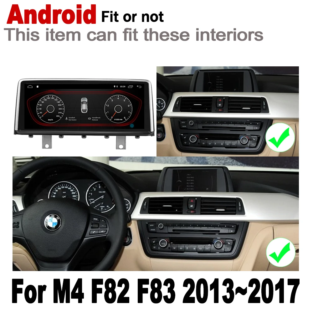 IPS Android 7.0 UP Car Multimedia Player GPS Navigation For BMW M4 F82 F83 2013~2017 NBT Noriginal Style Screen 2GB+32GB WIFI | Автомобили