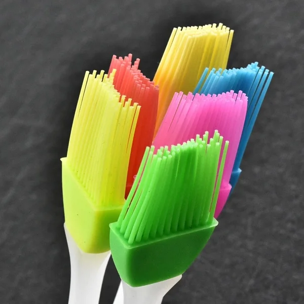 

6PCS Silicone Basting Pastry Oil Brushes For Cake Bread Butter Baking Tools Kitchen Safety High temperature baking BBQ Brush